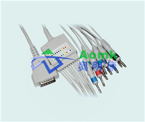 GE-horse Kwok ECG Line [DB15-banana]